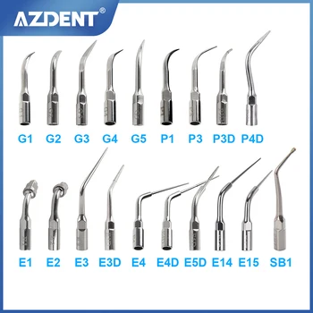 AZDENT Dental Ultraschall Scaler Spitze Skalierung Parodontologie Endodontie Tipps G P E Fit für EMS