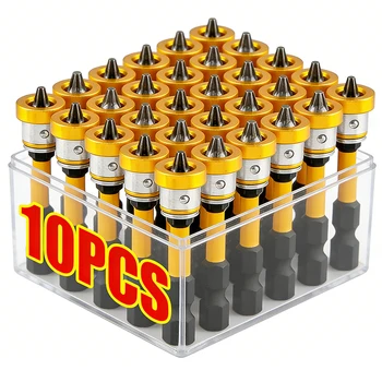 Magnetischer Gipskarton-Positionierer Schraubendreher-Bit-Set PH2 Sechskant-Schaft Trockenbau-Bohrwerkzeuge