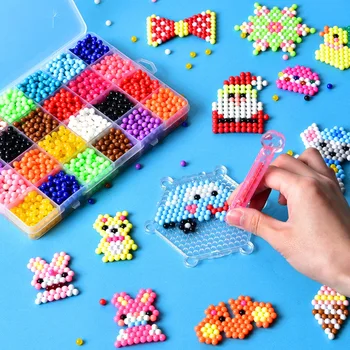 Schachtel DIY Wasser Spray Magische Perlen Handgemachte Spielzeug Set kinder Farbe Kristall (1000 Stück)