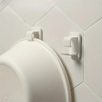 Waschbeckenhaken, selbstklebende Haken, Aufbewahrungsregal, wandhängender Waschbeckenhalter, für Zuhause