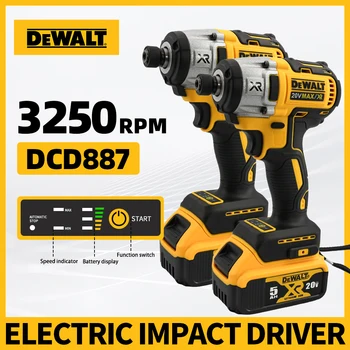 DEWALT DCD887 Kabelloser, bürstenloser elektrischer Schraubendreher, Bohrwerkzeug, kabelloses Elektrowerkzeug