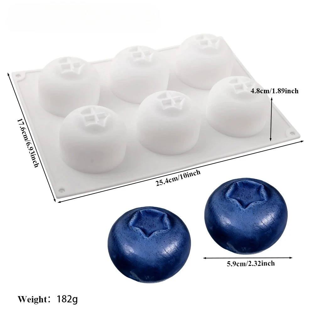 3D Mango Design Silikon Kuchen Formen Party Gebäck Backformen – Bild 6