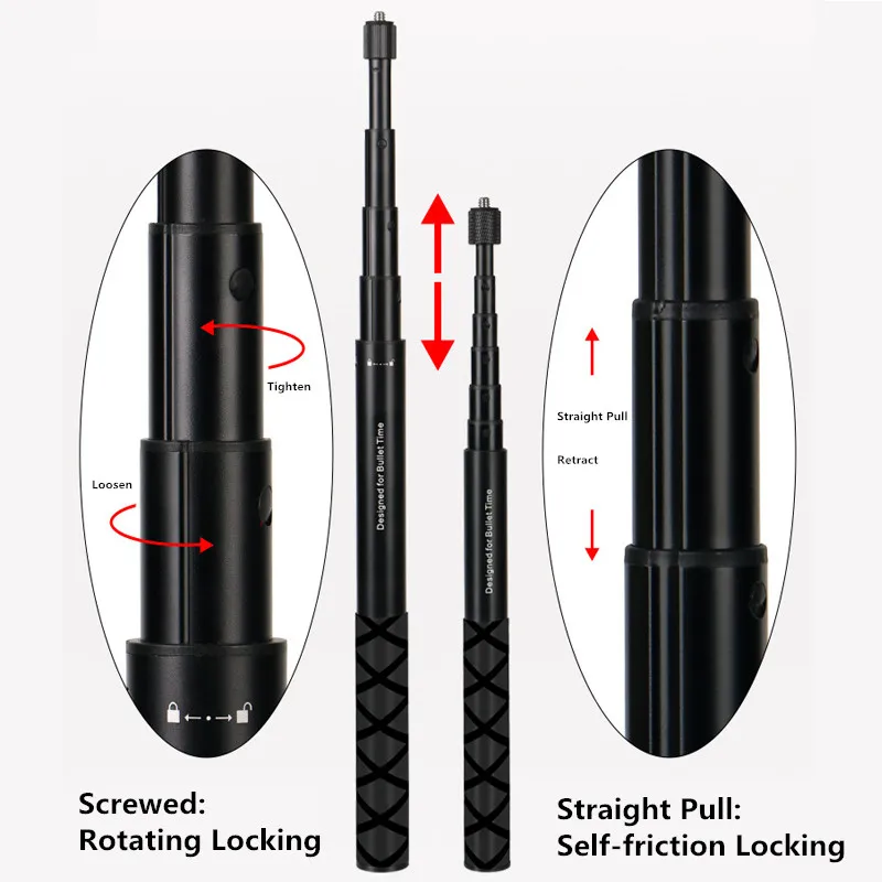 Für Insta360 X5 X4 X3 Unsichtbare Selfie Stick Erweiterte – Bild 4