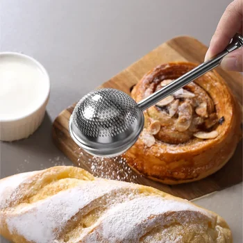 Matcha-Pulver-Gewürzsieb aus Edelstahl 304, Zuckerguss, Zuckerguss, Zuckerfilter, Backwerkzeuge