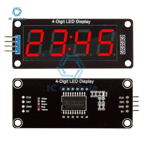 TM1637 0.56 "4 Bit LED Digital Rohr Display 7 Segmente – Bild 3