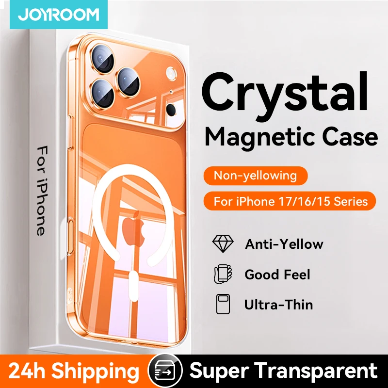 Joyroom Magnetische Hülle für iPhone 17 16 Pro Max, Anti-Gelb