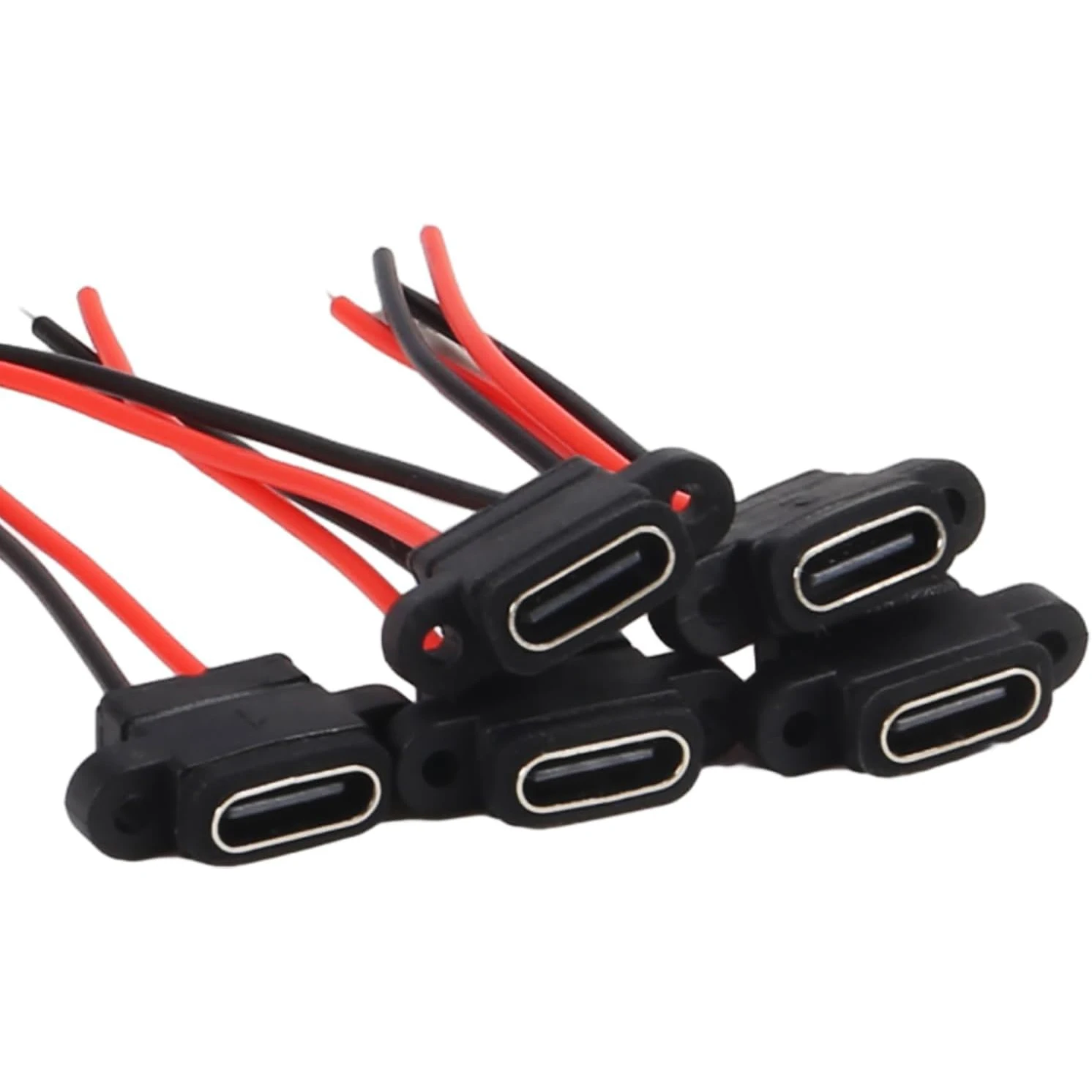 5PCS Typ-C Weibliche Chassis 2 Pin Typ-C Buchse Stecker – Bild 6