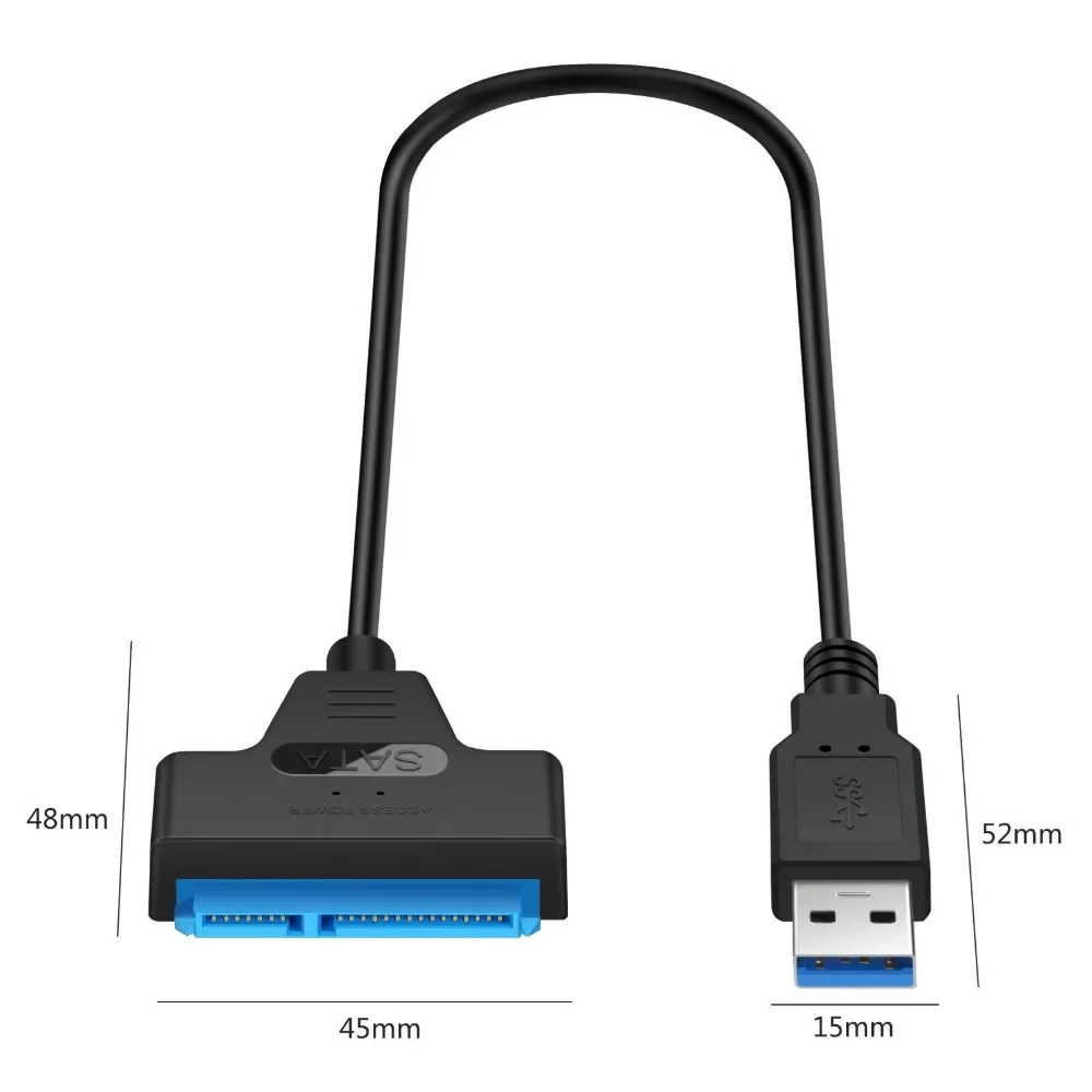 USB 3.0 SATA-Kabel-Adapter, bis zu 6 Gbit/s – Bild 3