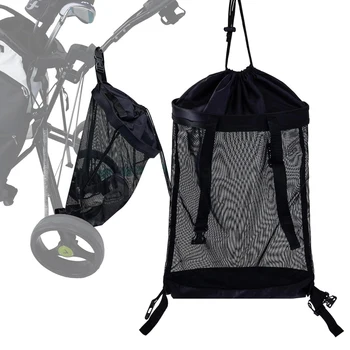 Trolley Net Tasche Universal Golf Push Warenkorb Mesh Tasche Push Warenkorb Organizer Golf Warenkorb Zurück