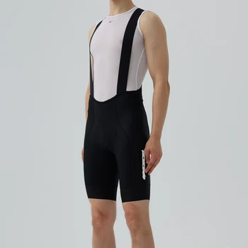 SPEXCEL Tranning-Trägerhose für Herren, Rennpassform, schnell trocknender und atmungsaktiver Stoff
