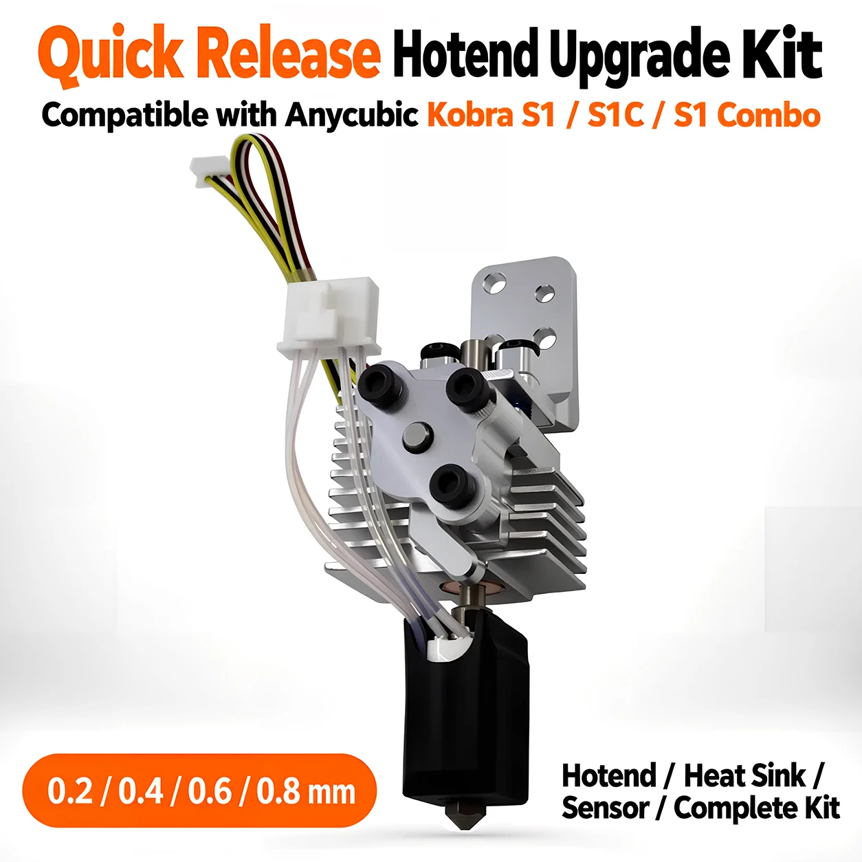 Schnellverschluss-Hotend-Upgrade-Kit Kompatibel mit Anycubic