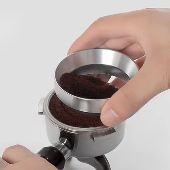 Kaffee Catcher Ring Anti-fly Pulver Ring Grinder Catcher Ring 51mm 53mm 58mm Kaffee Griff Tuch pulver