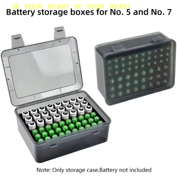 Batterie-Aufbewahrungsbox für 54 AA AAA Batterien, Batteriebehälter für Garage, Schubladenorganizer