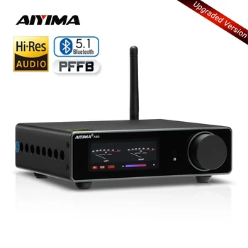 AIYIMA A80 Verbesserter TPA3255 DAC Bluetooth PFFB Stereo-Leistungsverstärker 300Wx2 Klasse D HiRes