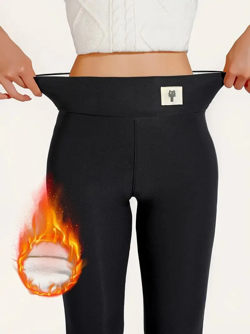 Winter Verdicken Warme Leggings Frauen Lamm Kaschmir Jogger – Bild 4