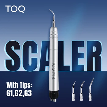 Dental-Ultraschall-Luftscaler mit 3 Spitzen, Skalierung, Handstück, Frequenz, pneumatischer Scaler, 2/4 Löcher