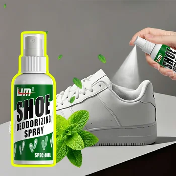 LJM Schuh-Deo-Spray Geruchsentferner für stinkende Schuhe Sneaker-Fuß-Minze-Frische-Deodorant für Sport