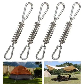 Camping Zelt Wind Seil Frühling Schnalle Zelt Spanner Camping Deck Heringe mit Karabiner Clips Markise Spanner