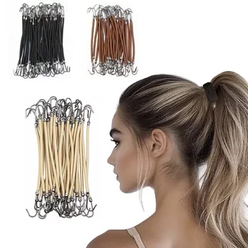 Pferdeschwanz-Haargummis mit Haken für Damen, Haar-Accessoires, Haarbänder, Styling-Tools, Halter