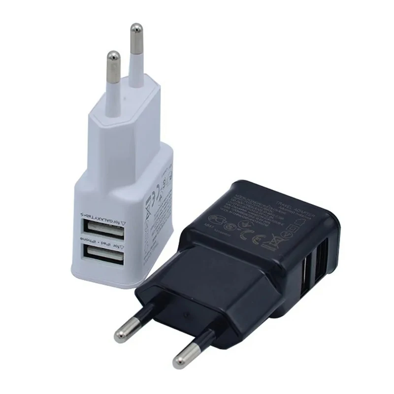 USB-Ladegerät 5 V, 2 A, mit 2 Ports