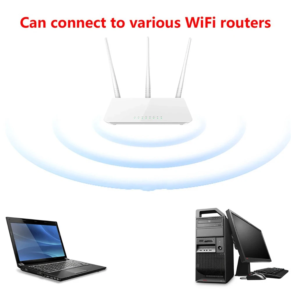 150 Mbit/s Mini-USB-WLAN-Adapter 2,4 GHz mit Antenne – Bild 4