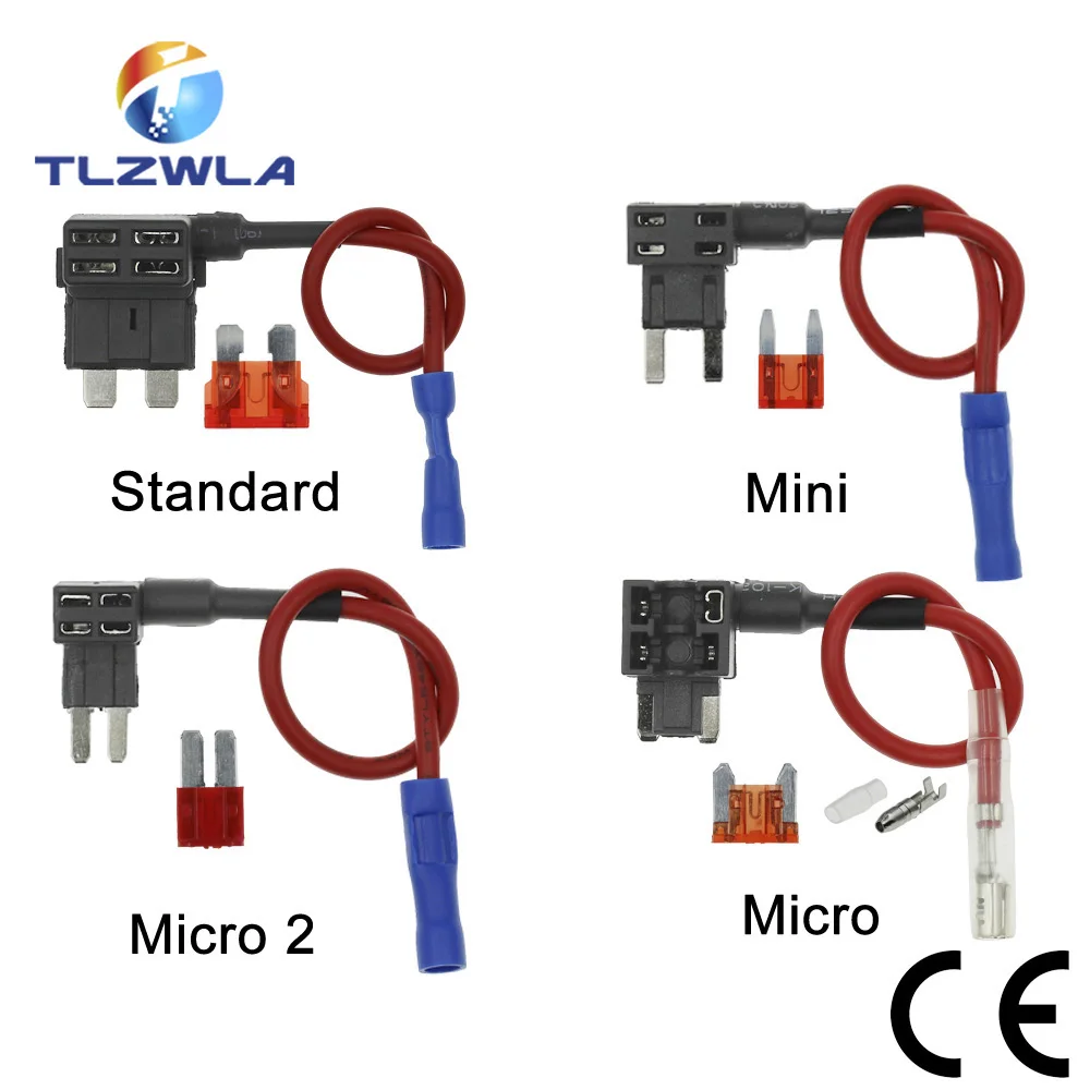 12V MINI SMALL MEDIUM Size Auto-Sicherungshalter