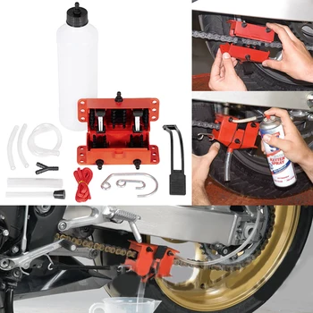 Motorrad Kette Reiniger Tragbare Radfahren Kit Fahrrad Wäscher Pinsel Set Bike Wash Reparatur Werkzeug