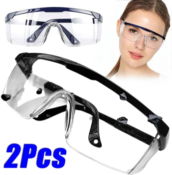 Anti-Splash Arbeit Schutzbrille Augenschutz Labor Brille Schutz Industrielle Wind Staub Proof Brille (2 Stück)