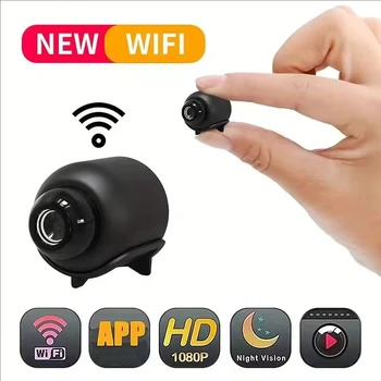 X5 Mini-Kamera 1080P HD WLAN Kabellos Nachtsicht Bewegungserkennung Videokamera Heimsicherheits-Camcorder