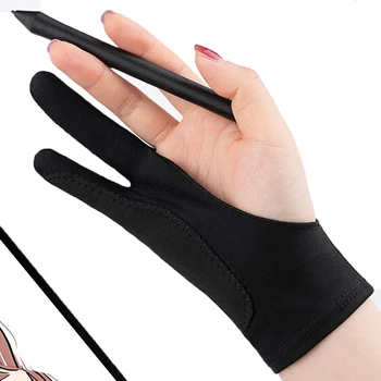 Zwei-Finger-Malhandschuhe, Anti-Touch, Anti-Verschmutzung, Anti-Schmutz-, rechte- und linke Hand