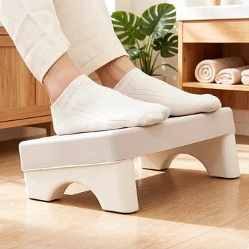 Büro-Schreibtisch-Fußstütze aus PP, Ergonomische Komfort-Fußstütze, Kompakte Platzsparende Fußstütze