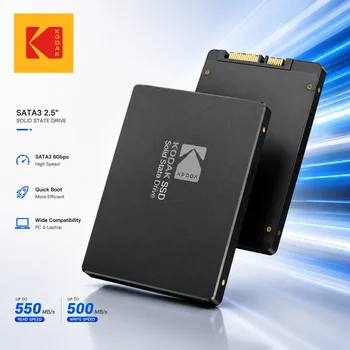 KODAK SSD SATA3 2,5 Zoll 1TB 512GB 256GB 128GB Interne Solid-State-Drive 3D NAND Interne Festplatte HDD
