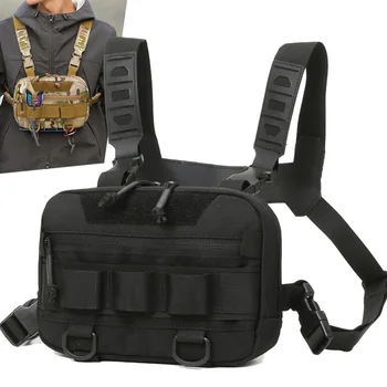 Angeln Brust Tasche männer Taktische Taschen Wasserdichte Molle Nylon Klettern Camping Rucksäcke Outdoor Reise