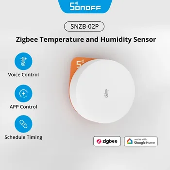 SONOFF SNZB 02P eWeLink Smart Home Gadgets ZigBee Temperatursensor Feuchtigkeitsdetektor Thermometer Alexa