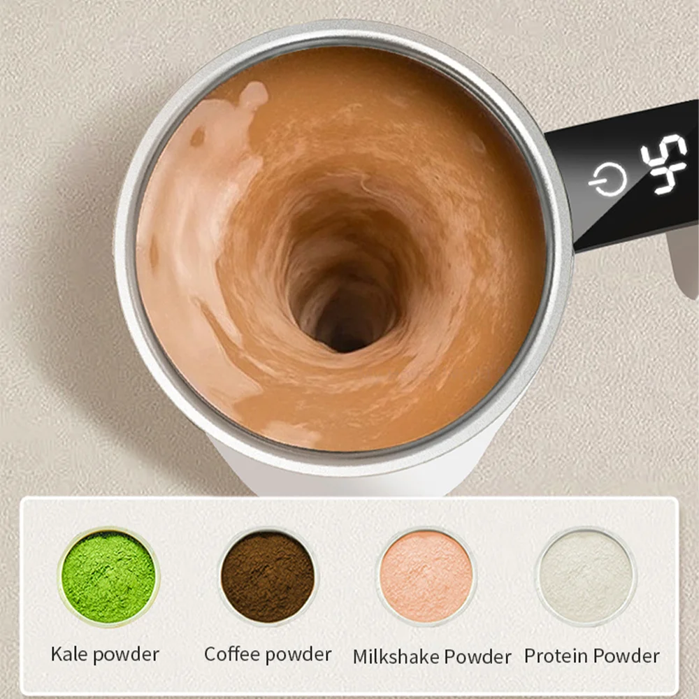 Automatischer Rührbecher, wiederaufladbar, tragbar, Kaffee – Bild 4
