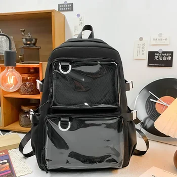 Japanische Kawaii Itabag Frauen Neue 2026 Transparent Rucksack Frauen Große Kapazität Ita Rucksack Schule