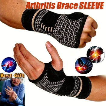 Kupfer Faser Armschiene Handgelenk Elastische Sport Bandage Armband Hand Gym Unterstützung Handgelenk Brace