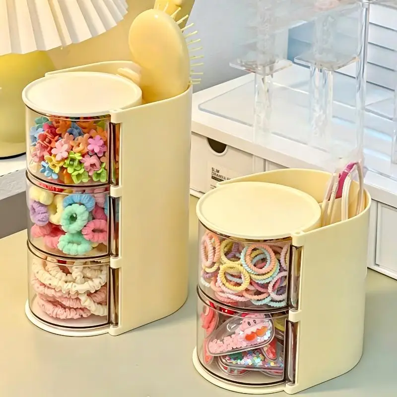 Organizer für Haaraccessoires mit Haarbürstenhalter – Bild 2