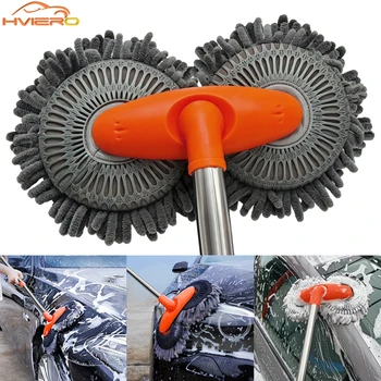 1X Auto Reinigung Waschen Mehrzweck Kit Mikrofaser Pinsel Mopp Schwamm Wischen Auto Home Tools Universal