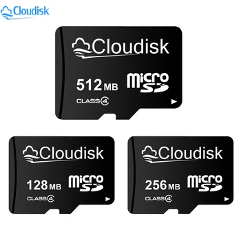 Cloudisk Micro-SD-Karte mit geringer Kapazität, 128 MB, 256 MB, 512 MB (512 MB = 0,5 GB), C4-Speicherkarte nur