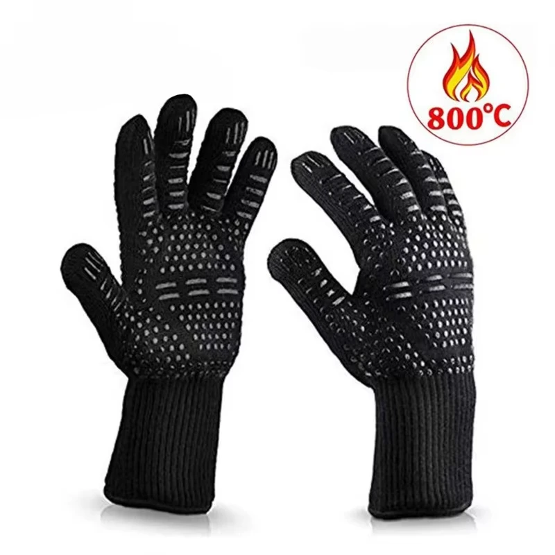 Einteilige Grillhandschuhe, hohe Temperaturbeständigkeit – Bild 4