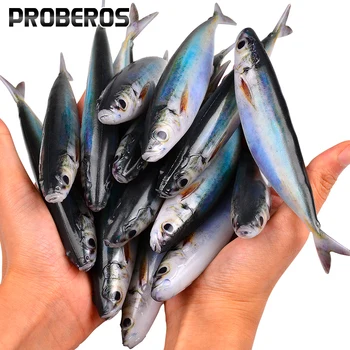 PROBEROS Realistischer Makrelen-Kunstköder 3 Stück/Beutel Schleppköder Schwimmköder Thunfisch Lachs Salzwasser