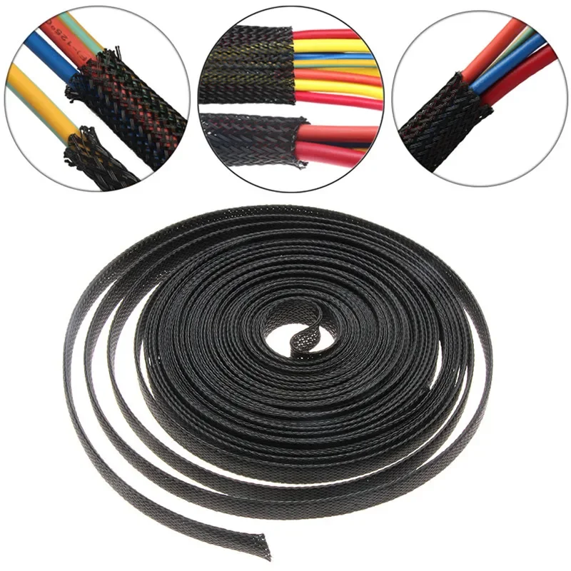 3m/9,85 ft Haustier erweiterbare geflochtene Ärmel flexible – Bild 5