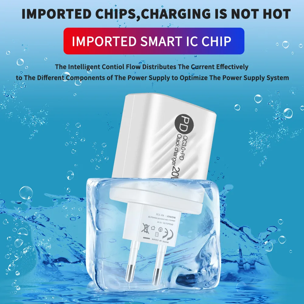 USB-Ladegerät 20 W, Quick Charge 3.0, für iPhone und Android – Bild 5