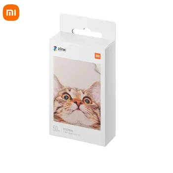Xiaomi ZINK Taschendruckerpapier Selbstklebender Fotodruck 50 Blatt Xiaomi 3-Zoll Mini Pocket Fotodrucker