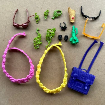 Monster-Puppen-Handbänder, Hüte, Taschen, Hände, Beine, Dekorationen, DIY-Puppen-Anziehzubehör, Halsketten