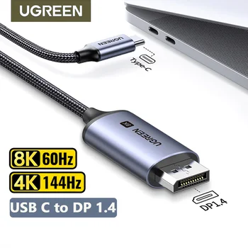USB-C auf DisplayPort 1.4 Kabel 8K, Thunderbolt-kompatibel, für MacBook