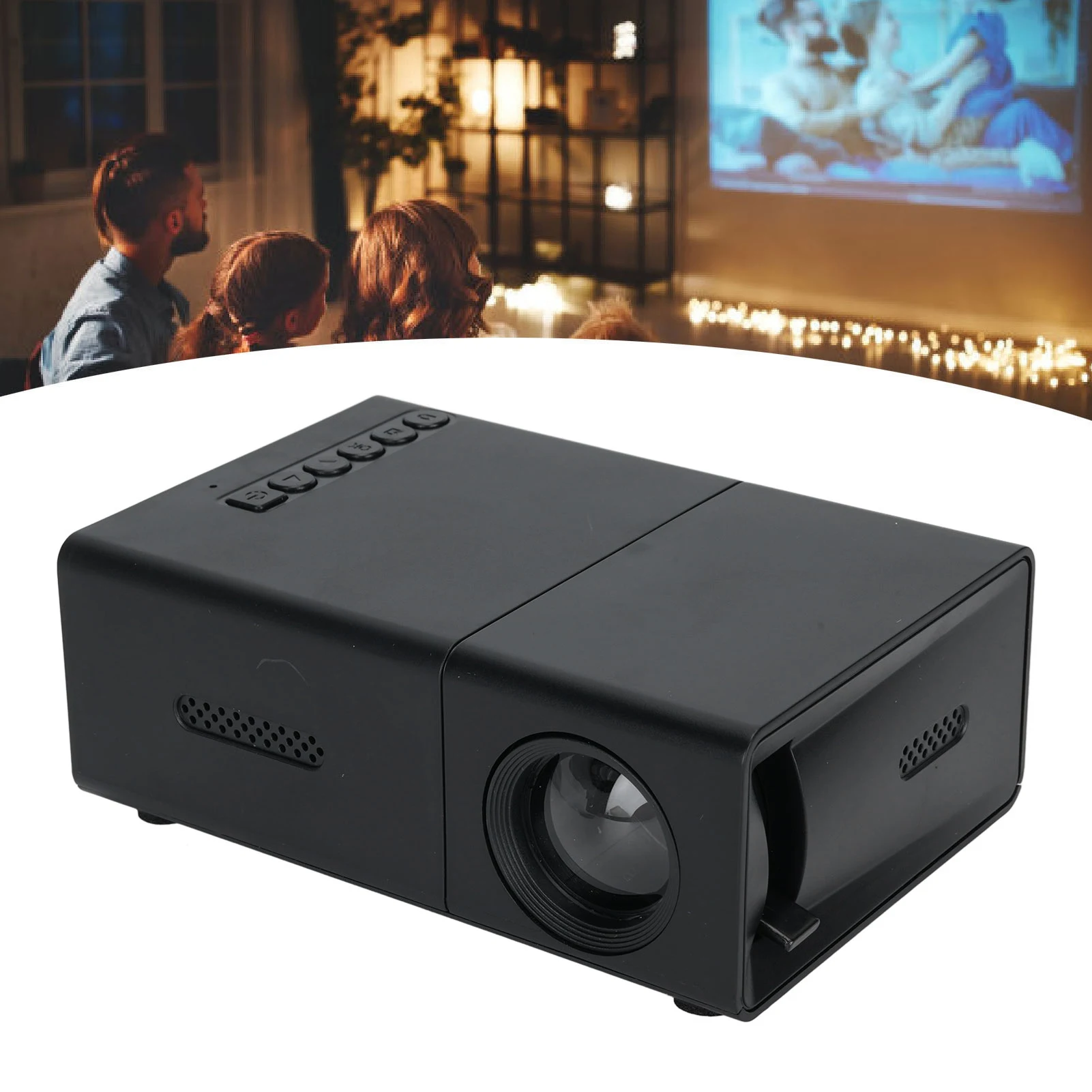 LED-Filmprojektor, geräuscharme Kühlung, kompakter Projektor – Bild 2