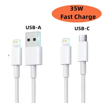 0,2 m 1,5 m 2 m 3 m 35 W Schnellladekabel für Apple iPhone 14 13 Pro Max 11 12 Mini X XR XS Max 7 8 Plus Typ C