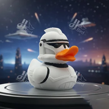 Eine außerirdische Entenverzierung, geeignet als Geschenk für Star Wars-Begeisterte, ein perfektes